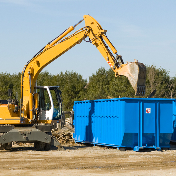 how does a residential dumpster rental service work in Milan